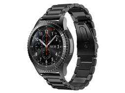 Alça Metálica Preta Para Samsung Gear S3 Frontier/s3 Classic