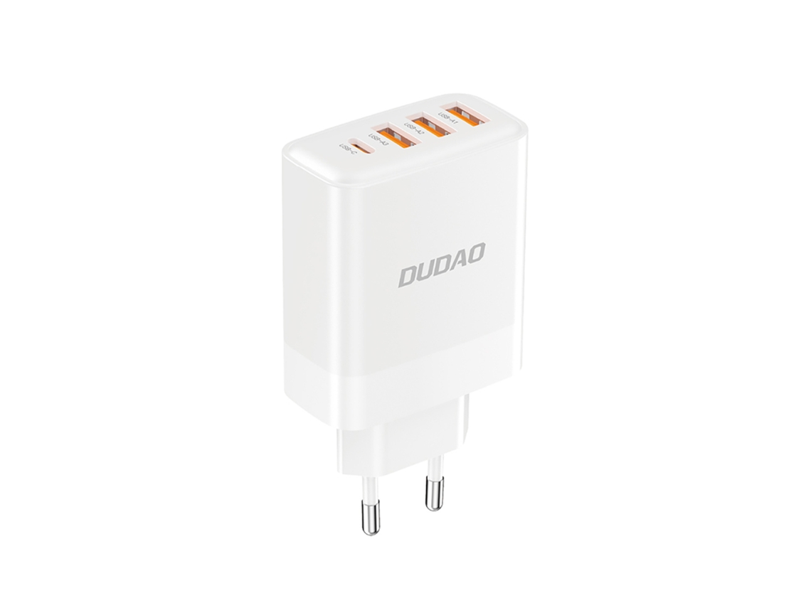 Ładowarka Sieciowa 3x Usb a 1x Usb c Pd 20w Biała DUDAO