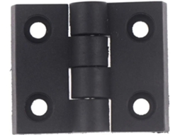 Dobradiça De Porta Plástico Abs, Dobradiças Pequenas Pretas Com Rolamento, Ferragens Profissionais Para Móveis