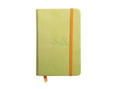 Caderno e bloco RHODIA 118646C A6 96 folhas verde