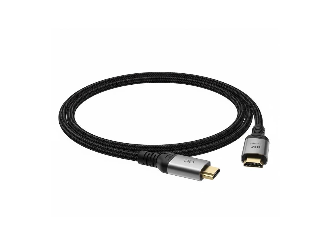 Force Power Cabo Hdmi Ultra Hispeed Full Hd 8k 1,5m Reforçado Preto