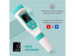 llcmedidor De Ph/cloro Livre/orp/ec/tds/sal/temperatura 7 Em 1 Para Piscinas, Testador De Salinidade Ip67 À Prova D'água