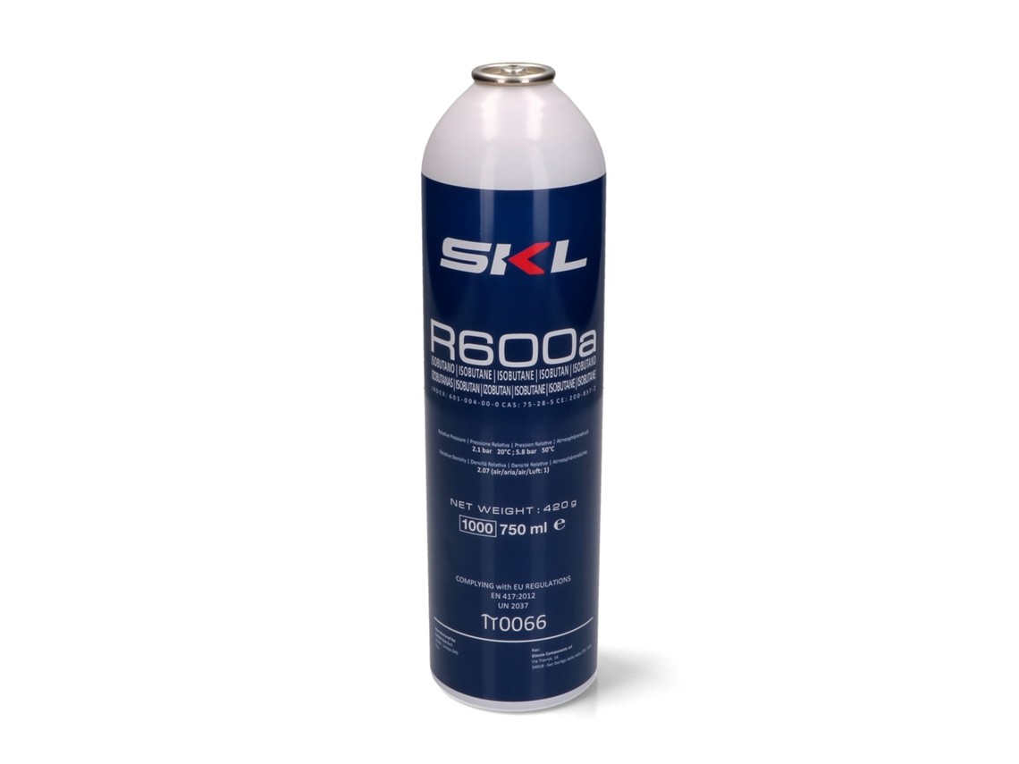 Recarga R600a 420g Sistema de Refrigeração Ref000un