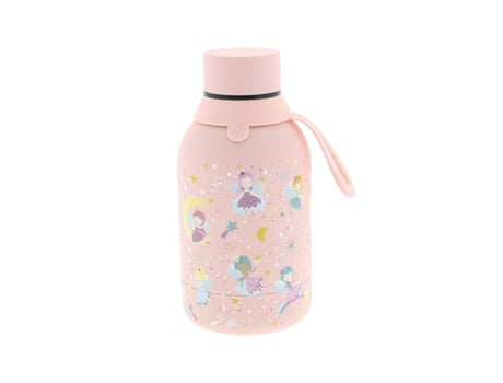 Garrafa Termica AUREA Kids Fadas 350Ml Pessego Bt30318
