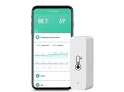 Monitor De Umidade E Temperatura Via Wi-fi: Higrômetro Inteligente Para Monitoramento Remoto E Alertas, Termômetro Interno De Alta Precisão Com A