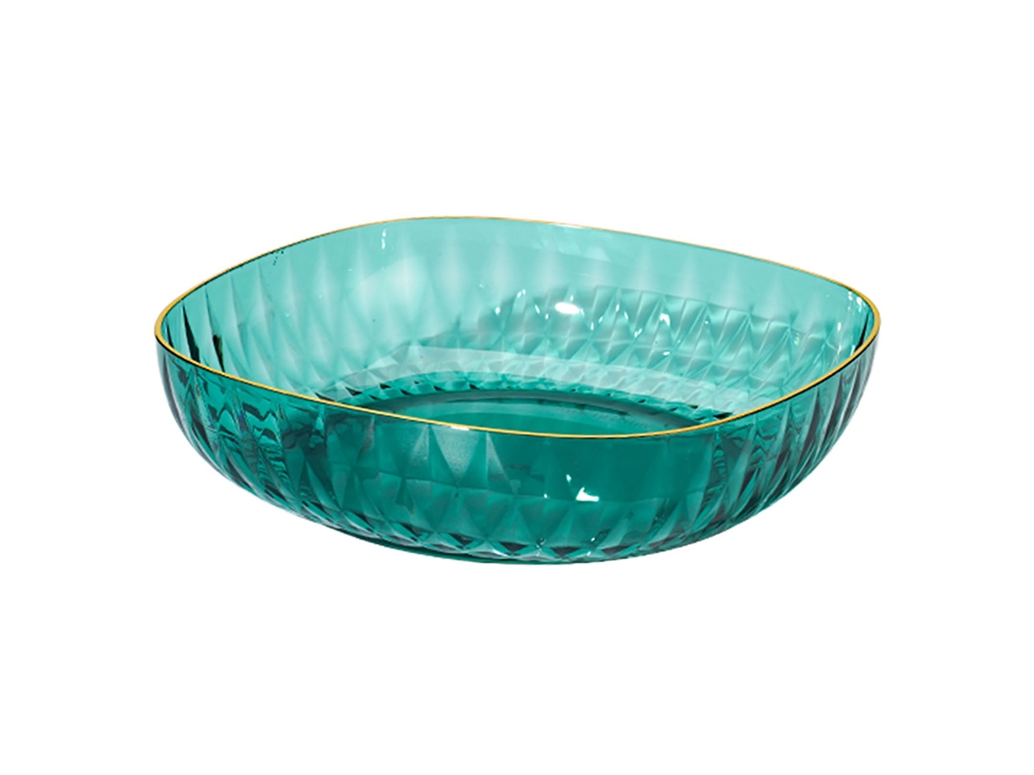 Tigela de Frutas Elegante Multifuncional Grande para Petiscos Saladas Mesa de Café Balcão | S/MARCA