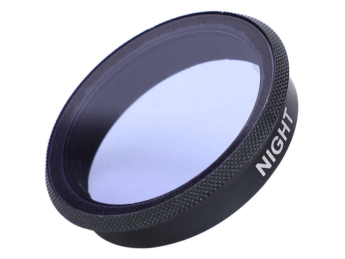 Filtro de lente noturna de vidro óptico antipoluição luminosa para câmera esportiva Osmo Action LAXISCREED