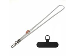 Lurelia Cordão Para Telemóvel Ajustável Transversal Com Fivela Metálica 8 Mm 120 Cm Anti-perda