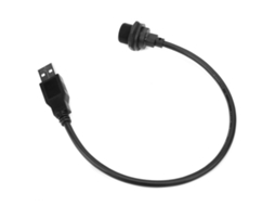 Laxiscreed Conector Usb À Prova De Água Ip67 Com Cabo De 1m Para Uso Exterior
