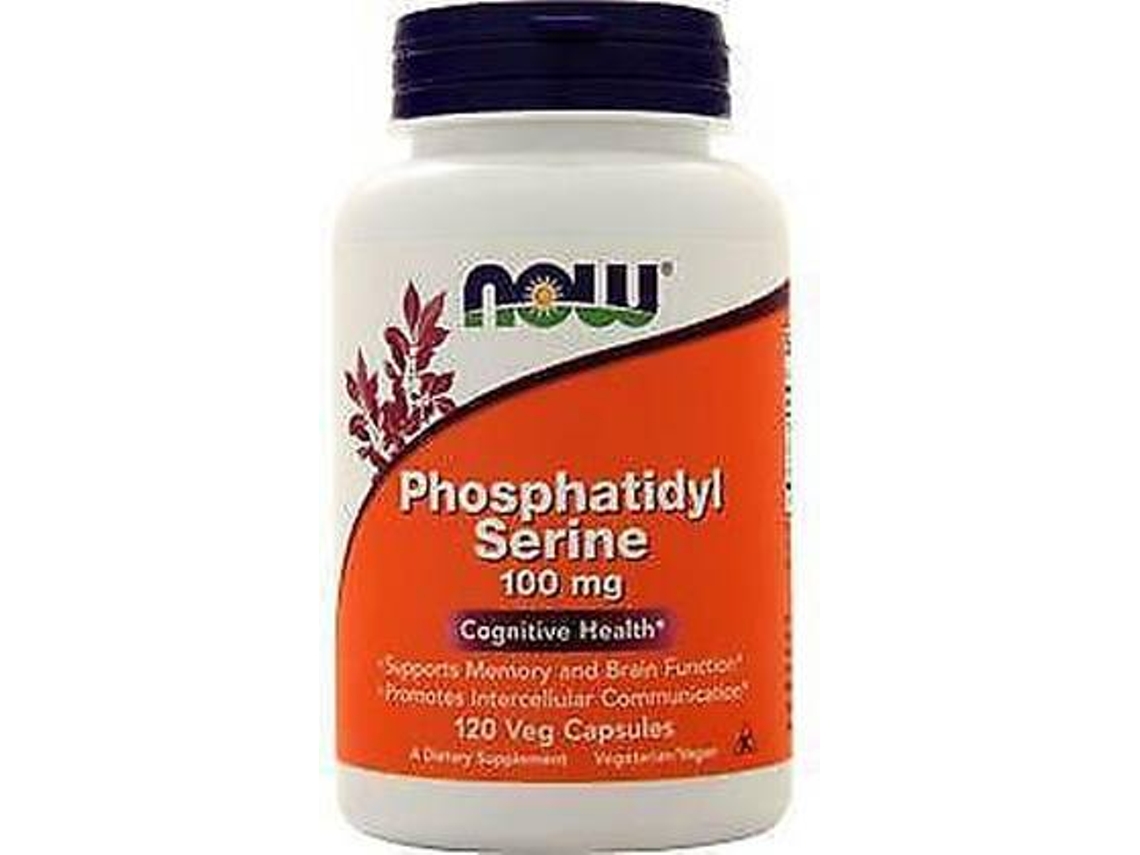 Suplemento Alimentar NOW Fosfatidilserina Com Colina E Inositol (120 cápsulas vegetais)