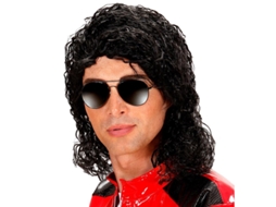 Peruca Rei do Pop Adulto