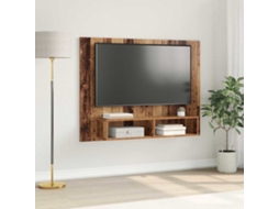 Vidaxl Conjunto De Móvel De Tv 120 X 23,5 X 90 Cm Madeira Antiga