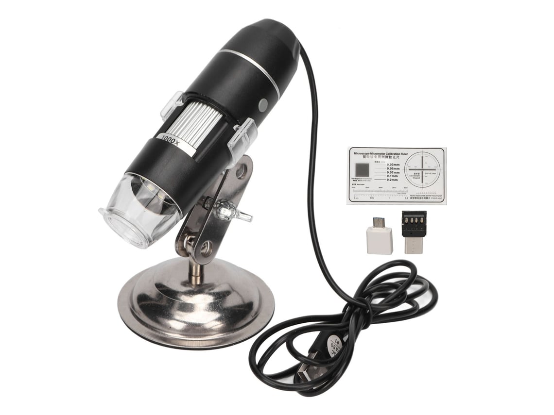Detector analisador de pele, cabelo e couro cabeludo com ampliação de 1000x