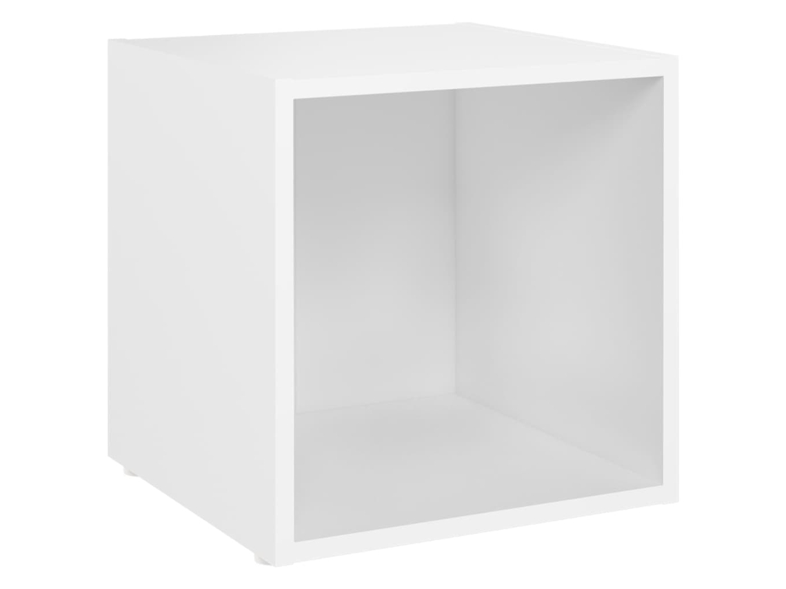 Tv Cabinet, Tv Cabinets Vidaxl Branco Madeira Processada (n/a)