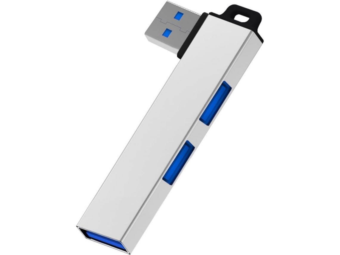 Hub Usb 3.0 Leve E Compacto Com Adaptador Divisor Para Laptops Pcs, 1