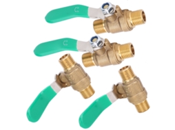 Válvula De Esfera De Latão Com Rosca Dupla External Da Laxiscreed Para Sistemas De Água