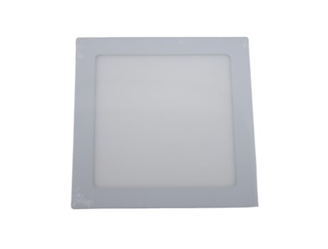 Pack 2 Downlights LED Quadrados Ultrafinos 18W 1600lm 22,5x22,5cm 4000K Branco 25000H Primer Leader