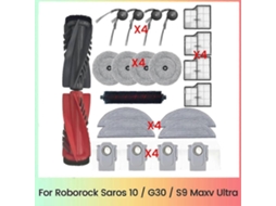 23pcs Replacement Parts For Saros 10/g30 / S9 Maxv Ultra Vacuum Cleaner Main Side Brush Filter Mop