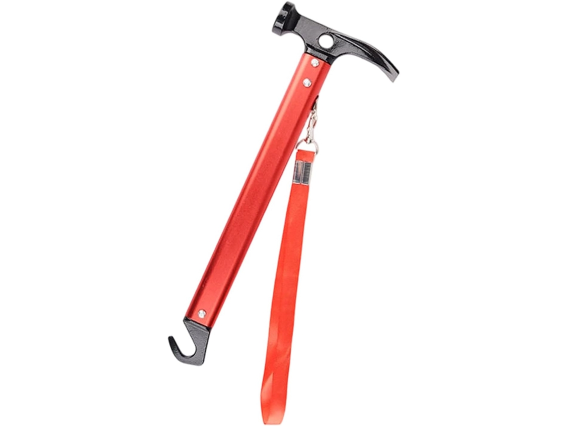 Martelo de Acampamento com Extrator de Estacas, Martelo Multifuncional para Barracas, Barraca para Atividades Ao Ar Livre SFUSHOS