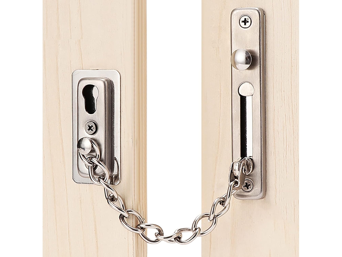 Fechadura De Porta, Ferrolho Em Aço Inoxidável, Trinco Deslizante, Trava De Corrente, Para Casa, Hotel, Apartamento,