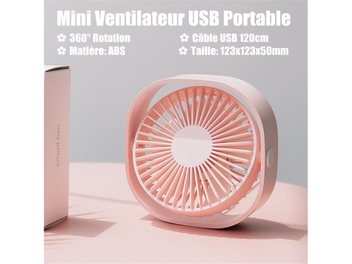 Mini Ventilador Usb com Rotação 360 BRILVIBERA