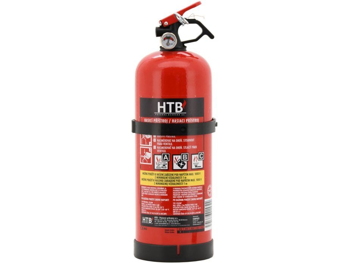 Extintor de incêndio de pó ABC Compass 2kg