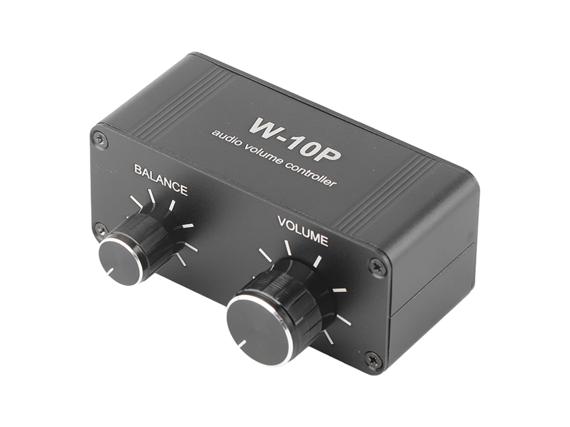 Amplificador Estéreo Com Redução De Ruído Ajustador De Volume Para Fones De Ouvido E Alto-falantes 3.5mm Aux Rca