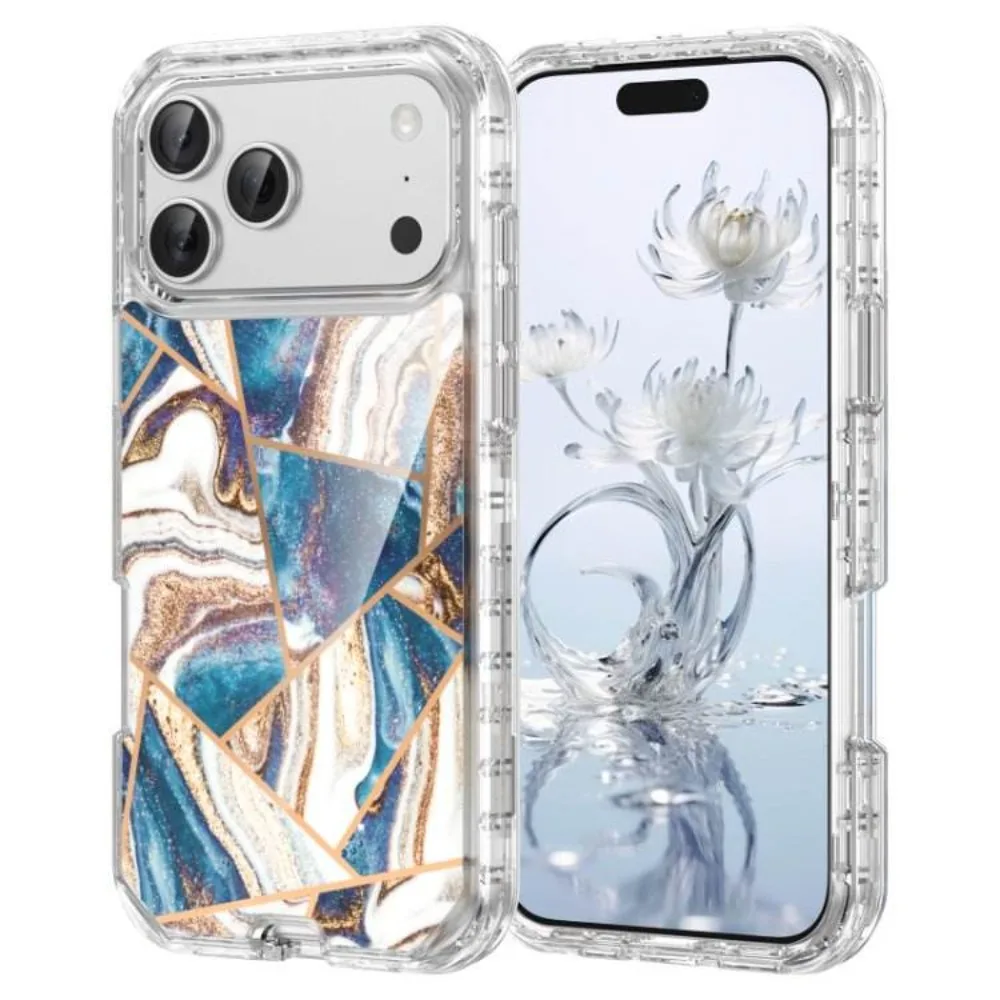 (estilo G, Iphone Air) Capa De Celular Elegante Com Estampa De Mármore, Capa Protetora Resistente A Quedas De Nível Militar