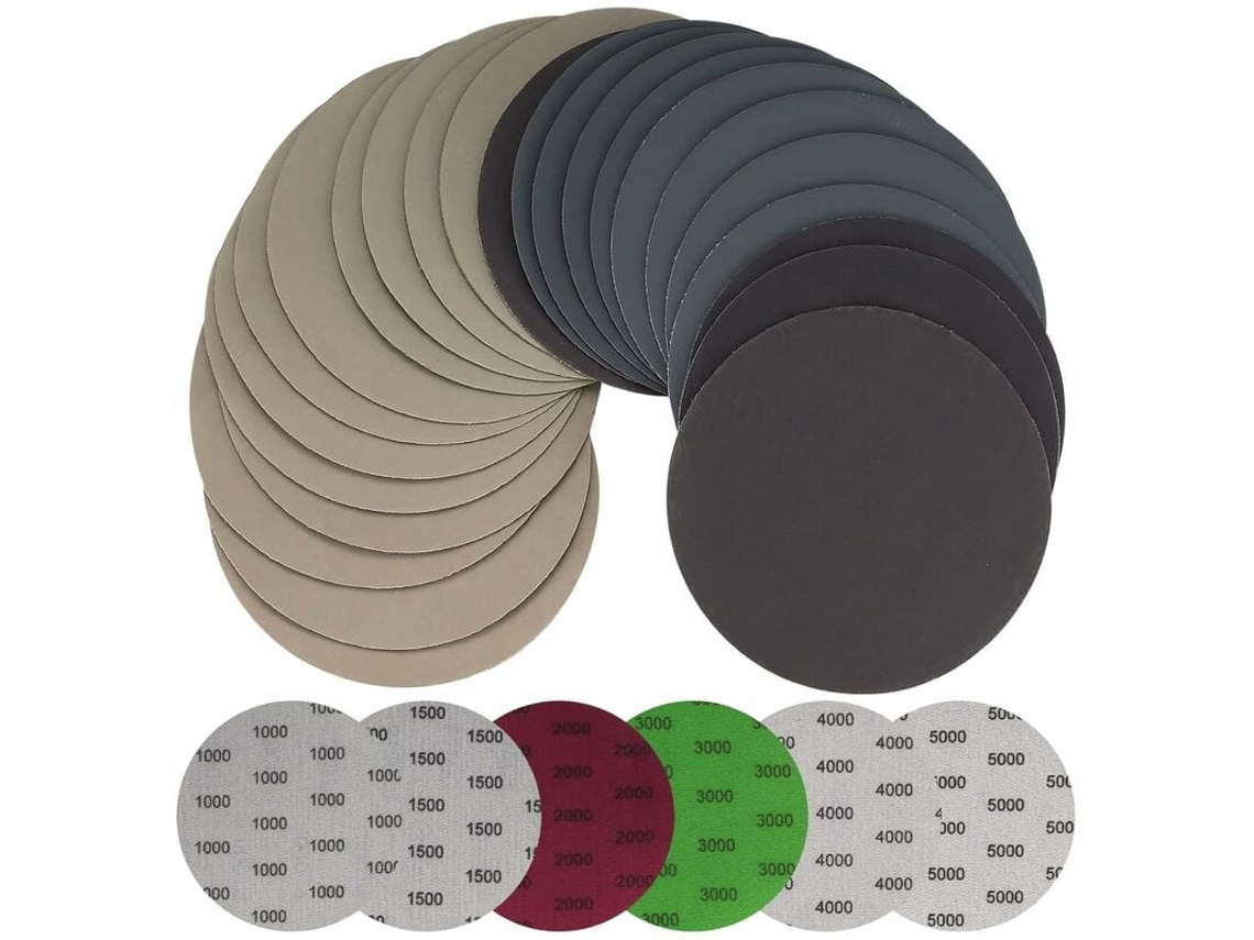Conjunto de 30 Lixas Úmidas 125 Mm BRILVIBERA