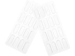 Batente De Porta Housoutil Em Silicone Branco, 2 Peças, Proteção Anticolisão E Antiderrapante Para Gavetas Mesas De