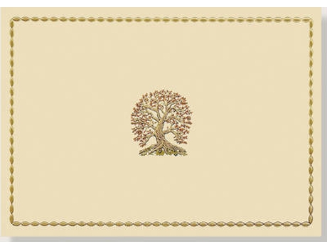 Livro note card tree of life de created by peter pauper press (inglês)