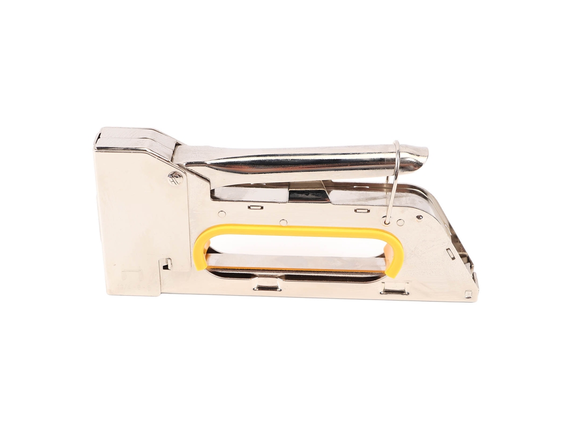 Pistola De Grampos Manual Aço Inox Alta Capacidade Para Embalagem E Decoração