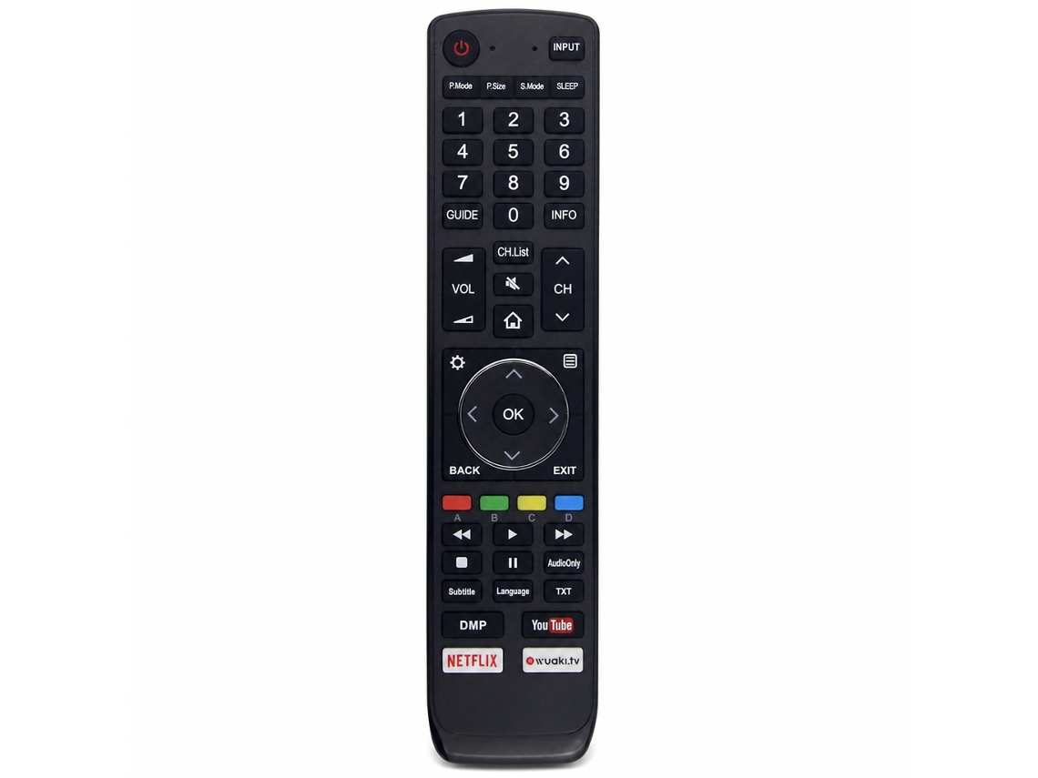 Comando De Substituição Para Tv Compatível Com Vu E Hisense En3n39h, Sem Configuração