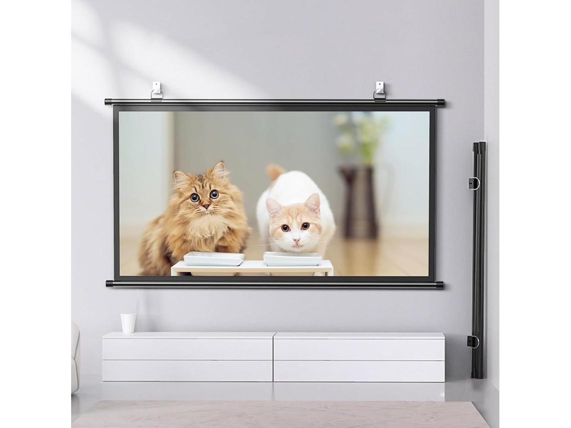 Tela de Projeção 30'' 16:9 4:3 Hd Portátil | S/MARCA