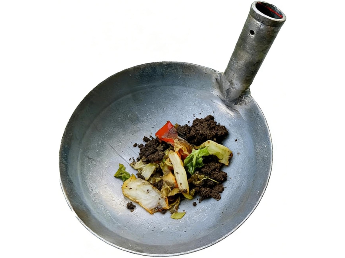 Pá para Cascalho peneiramento de Metal de 23,5 Cm, Pá para Separar Solo e Pedras,escavação de Alta Resistência com CHABERLU