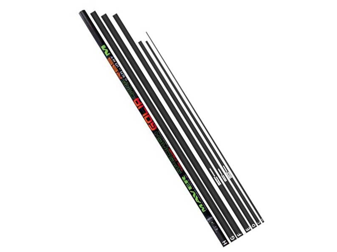 Kit de Varas Golia Carp Mini Extension 7 Preto 11.50 Mmaver