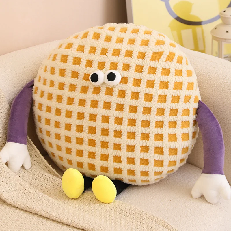 (amarelo, 45cm) Almofada De Pelúcia Monstro De Olhos Grandes E Fofo Para Adultos, Almofada Para Sofá, Almofada De Pelúcia Criativa