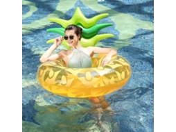 Boia Inflável para Piscina, Anéis de Natação para Adultos, Grande em Formato de Abacaxi AQUAFORGE