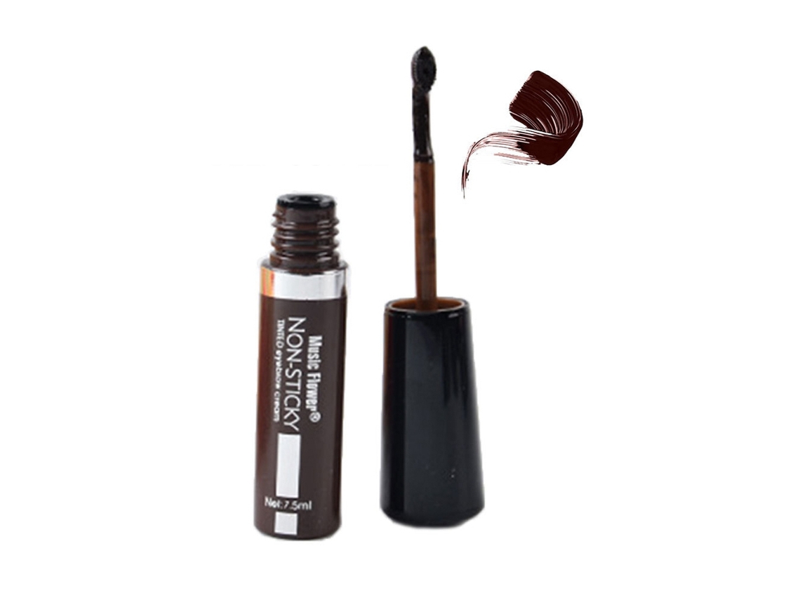 Crema Tinte De Cejas Impermeable 2 Café Oscuro - Larga Duración, Fácil Aplicación, Sin Estimulación