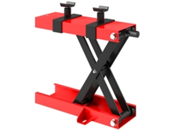 Elevador de motocicleta, 500kg, ajustável, 95-400mm altura, 40x45x15cm vermelho | S/MARCA