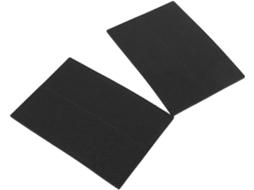 Protetores De Borracha Autoadesivos Antiderrapantes Para Pés Móveis, Sofás, Mesas E Cadeiras Cor Preta 4, 5cm X 14, 2cm