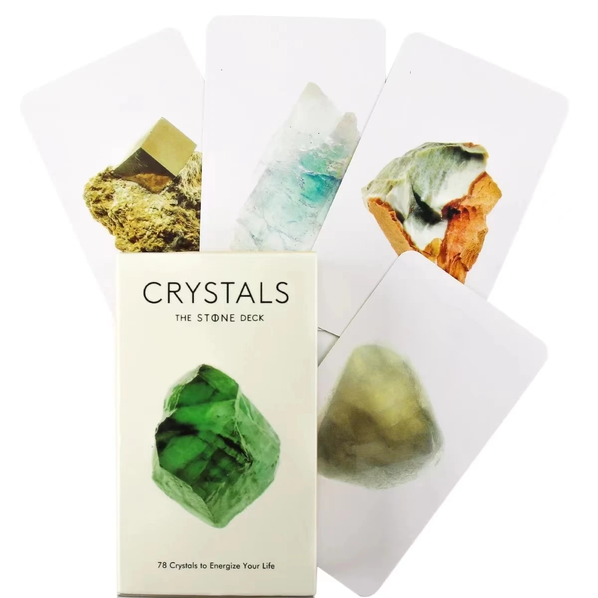 Cartas Oráculo De Pedra De Cristal, Um Jogo De Cartas Casual Para Adivinhação E Leitura Da Sorte.