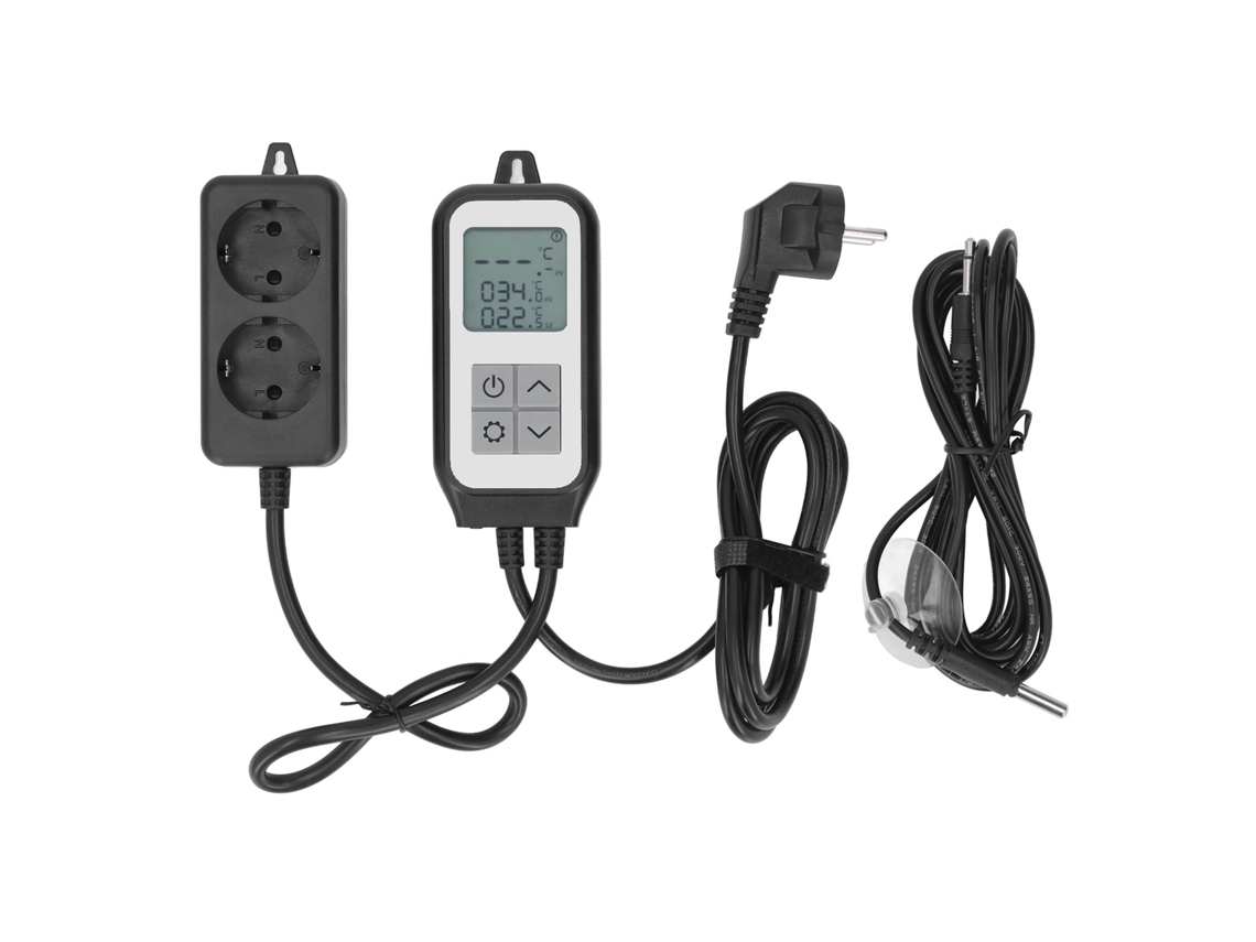 Controlador de umidade com tomada pré fio duas etapas wifi termostato automático tuya S/MARCA