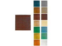 Persiana De Madera Alicantina Con Polea Metálica - Estor Enrollable Para Ventanas, Puertas, Salón Marrón (pintada) 75 X 200 Cm