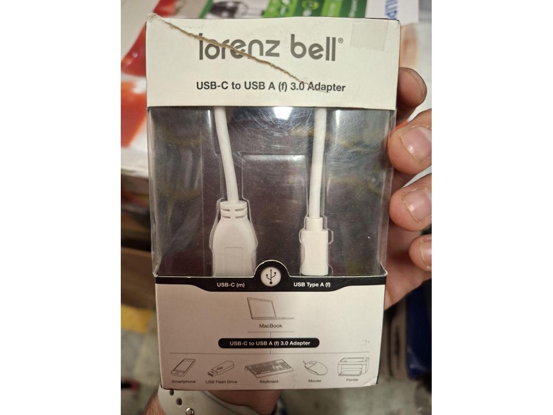 Adaptador LORENZ BELL LB316 (Outlet Caixa Aberta - MacBook - USB-C - USB)