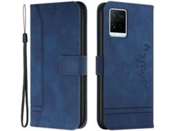 Capa Vivo Y21 HFS HOUSE Motif Smile Azul