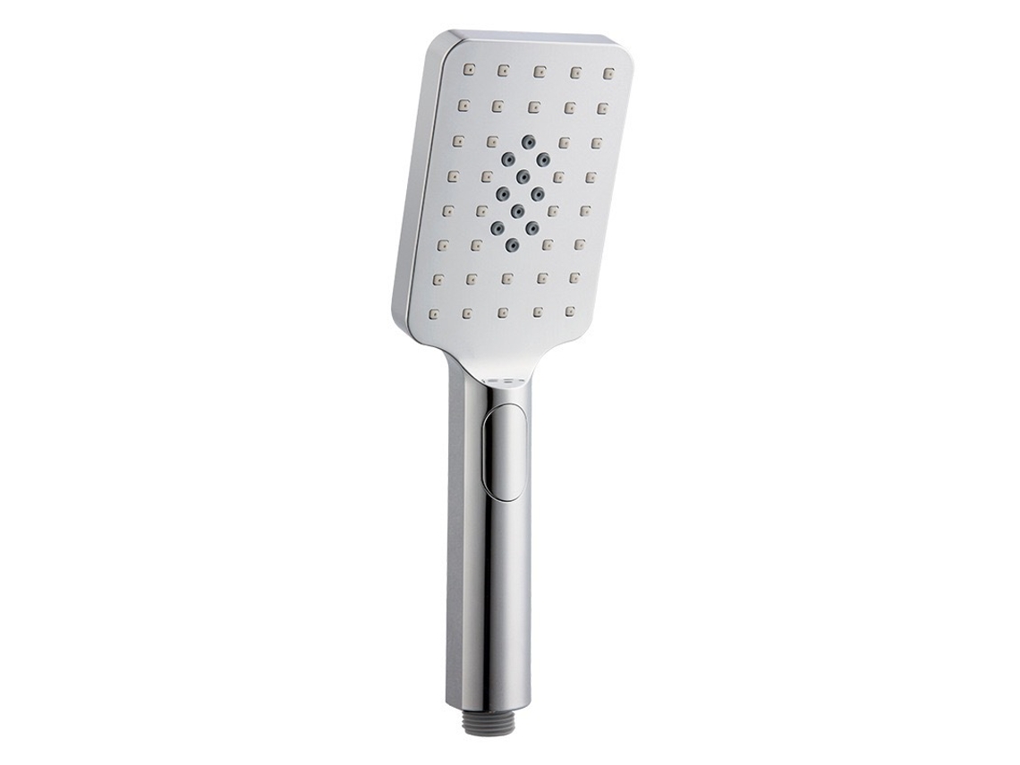 Chuveiro De Mão Quadrado Para Banheira, Chuveiro De Mão Cromado Com 3 Modos De Funcionamento. Aquaforge