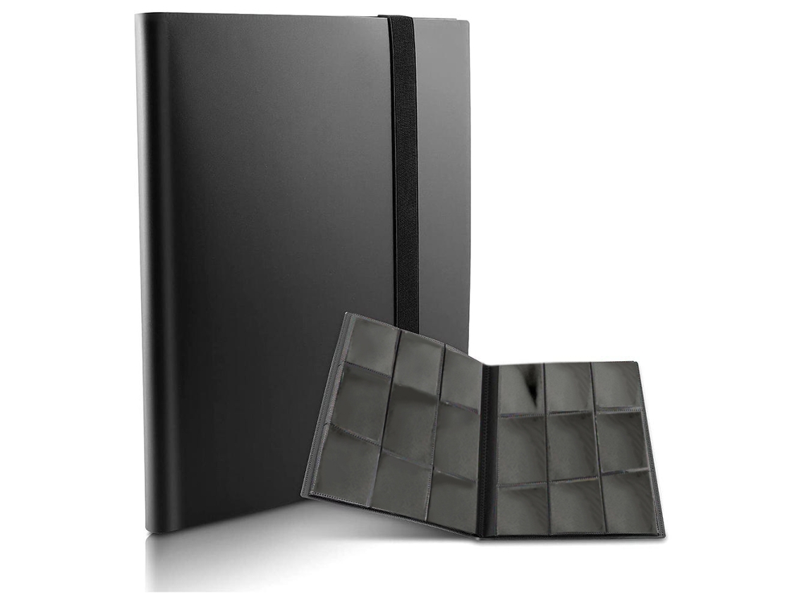 Ats carpeta de Cartões Colecionáveis 360 Cartões 9 Bolsos Álbum para Cartões de Trading Presente de Aniversário Natsal Festa