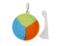 Taza plegável de silicone portátil comedero e bebedero para cães, gatos, viagens e caminhadas ao ar livre S/MARCA