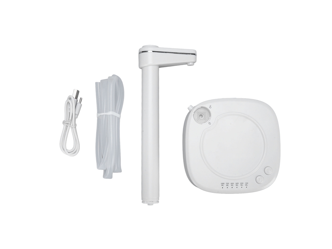 Bomba elétrica para garrafa de água 7 configurações USB recarregável dispenser para camping, casa, escritório | S/MARCA